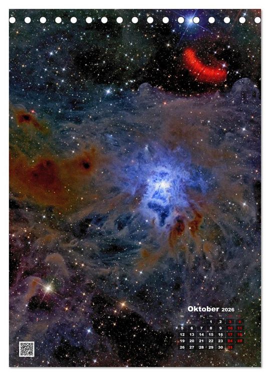 Produktbild: Astrobilder von Stefan Ziegenbalg (Tischkalender 2026 DIN A5 hoch), CALVENDO Monatskalender