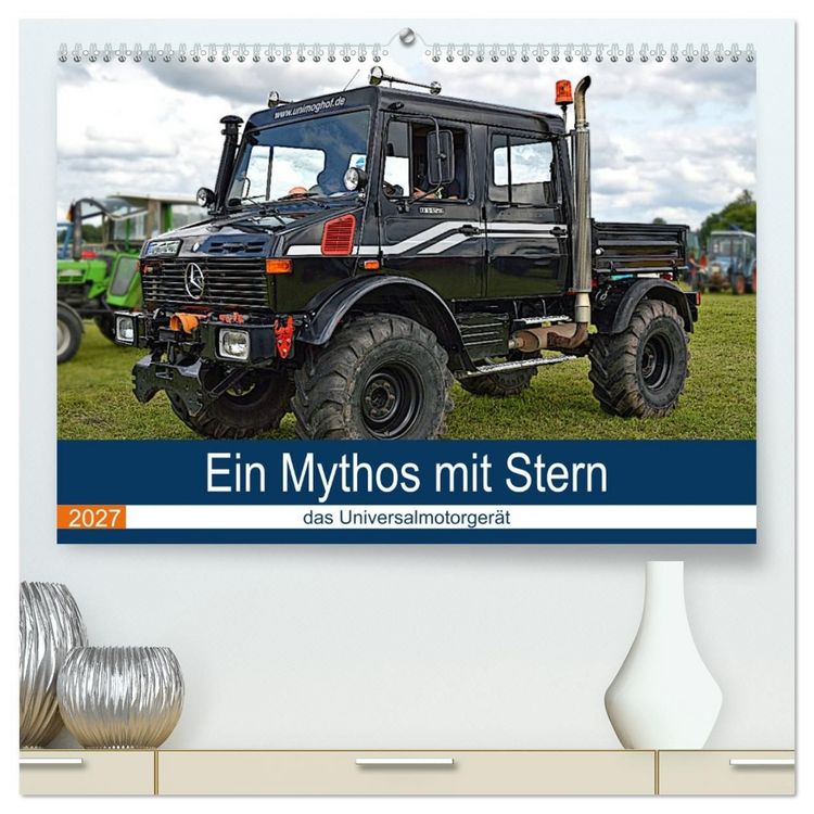 Produktbild: Ein Mythos mit Stern - das Universalmotorger&auml;t (hochwertiger Premium Wandkalender 2027 DIN A2 quer), Kunstdruck in Hochglanz