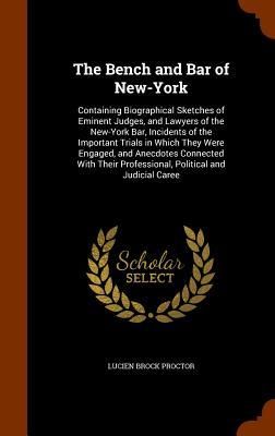 Produktbild: The Bench and Bar of New-York