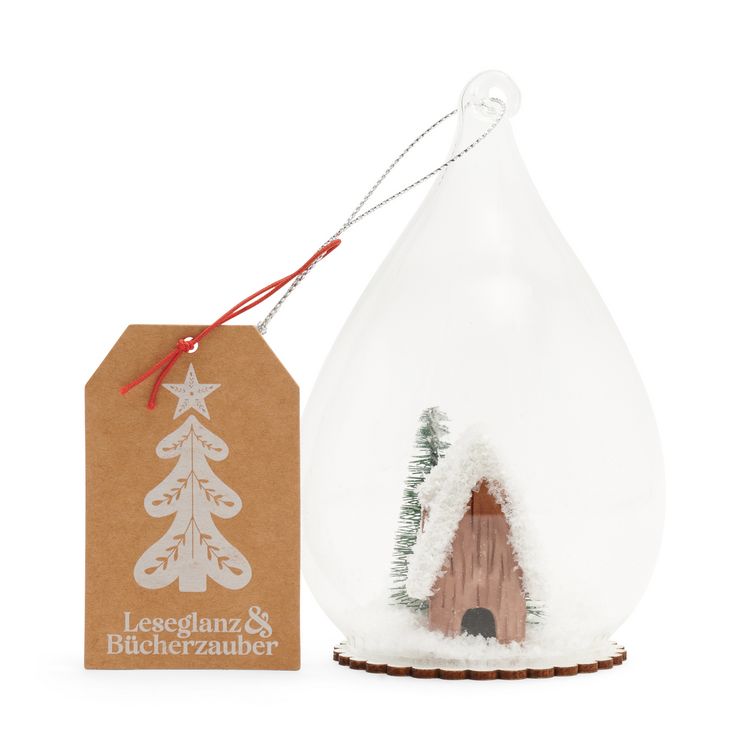 Produktbild: Anh&auml;nger &bdquo;Glaskugel Lebkuchenhaus