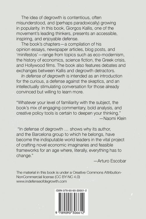 Produktbild: In defense of degrowth