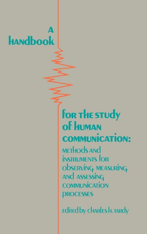 Produktbild: A Handbook for the Study of Human Communication