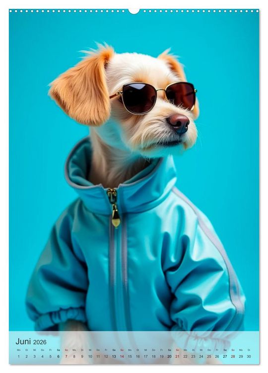 Produktbild: Hot Dogs - Fashion Victims (Wandkalender 2026 DIN A2 hoch), CALVENDO Monatskalender