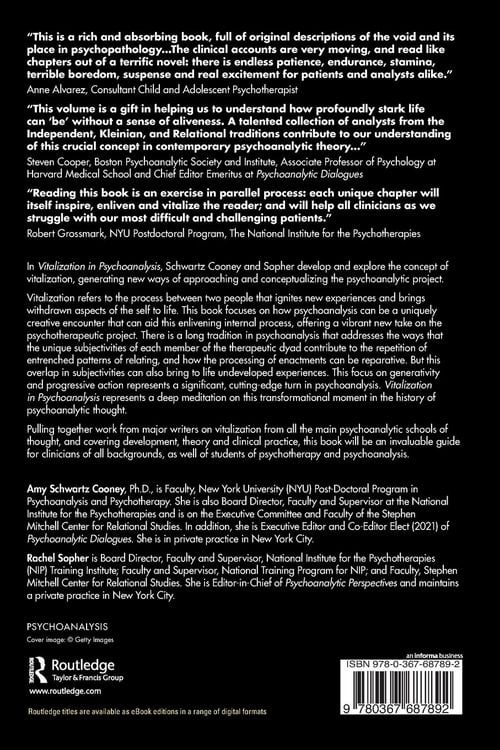 Produktbild: Vitalization in Psychoanalysis