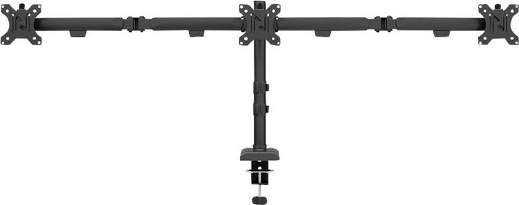 Produktbild: Neomounts DS60-600BL3 Monitor-Standfu&szlig; 3 Display(s) 25,4 cm (10") - 68,6 cm (27") Schwarz H&ouml;henverstellbar, Neigbar, Schwenkbar, Stand