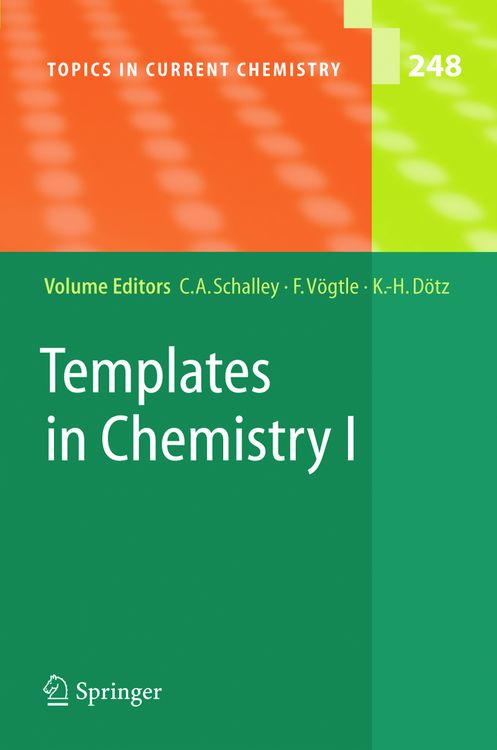 Produktbild: Templates in Chemistry I