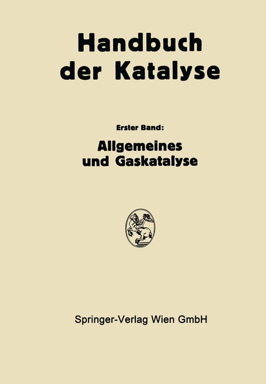 Produktbild: Allgemeines und Gaskatalyse