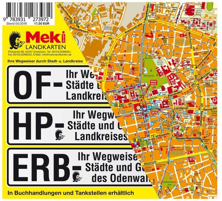 Produktbild: St&auml;dteatlas Landkreis Darmstadt-Dieburg und Landkreis Gro&szlig;-Gerau 1:13 000