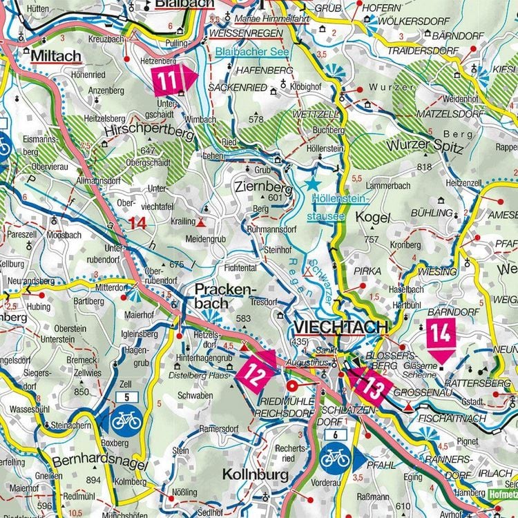 Produktbild: MARCO POLO Freizeitkarte 37 Bayerischer Wald 1:110.000