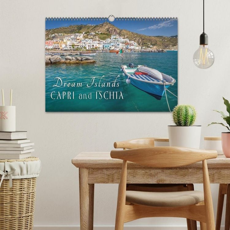 Produktbild: Dream Islands Capri and Ischia (Wall Calendar 2027 DIN A3 landscape), CALVENDO 12 Month Wall Calendar