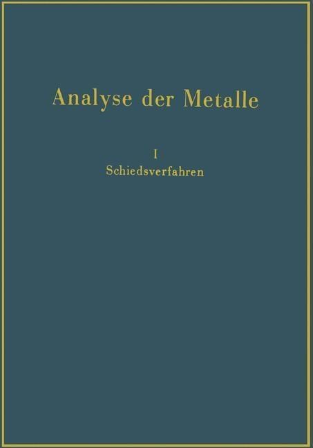 Produktbild: Analyse der Metalle