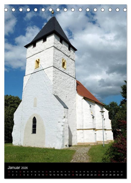 Produktbild: Kirchen in Deutschland - G&ouml;ttliche Perlen aus Menschenhand (Tischkalender 2026 DIN A5 hoch), CALVENDO Monatskalender