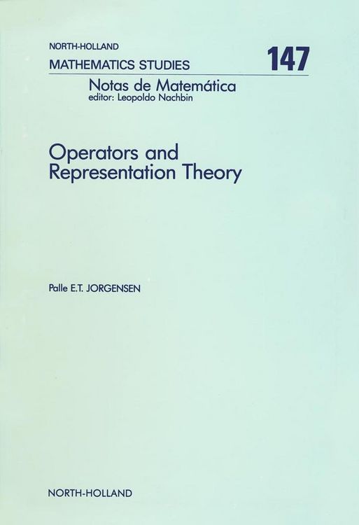 Produktbild: Operators and Representation Theory