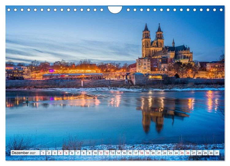 Produktbild: Magdeburg in besonderem Licht (Wandkalender 2027 DIN A4 quer), CALVENDO Monatskalender