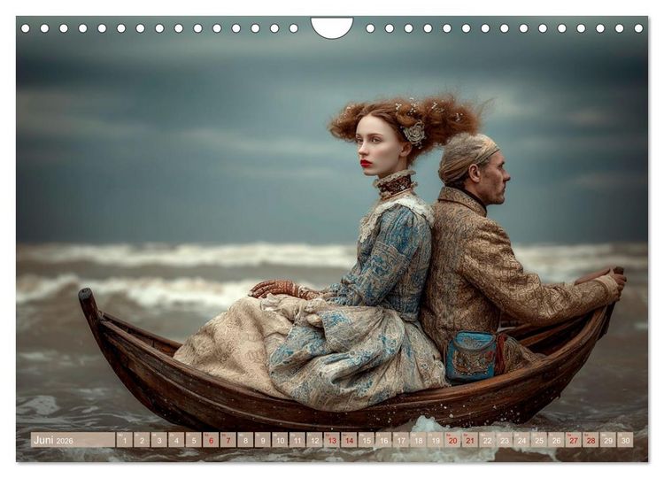 Produktbild: Seelenreise durch Wind und Wellen (Wandkalender 2026 DIN A4 quer), CALVENDO Monatskalender