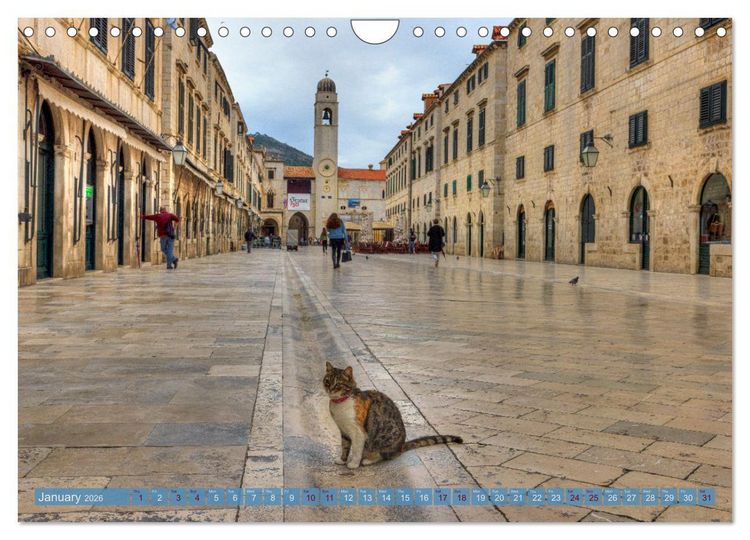 Produktbild: Dubrovnik - Croatia The beauty of the Dalmatian coast (Wall Calendar 2026 DIN A4 landscape), CALVENDO 12 Month Wall Calendar