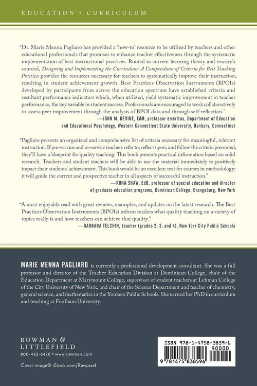 Produktbild: Designing and Implementing the Curriculum