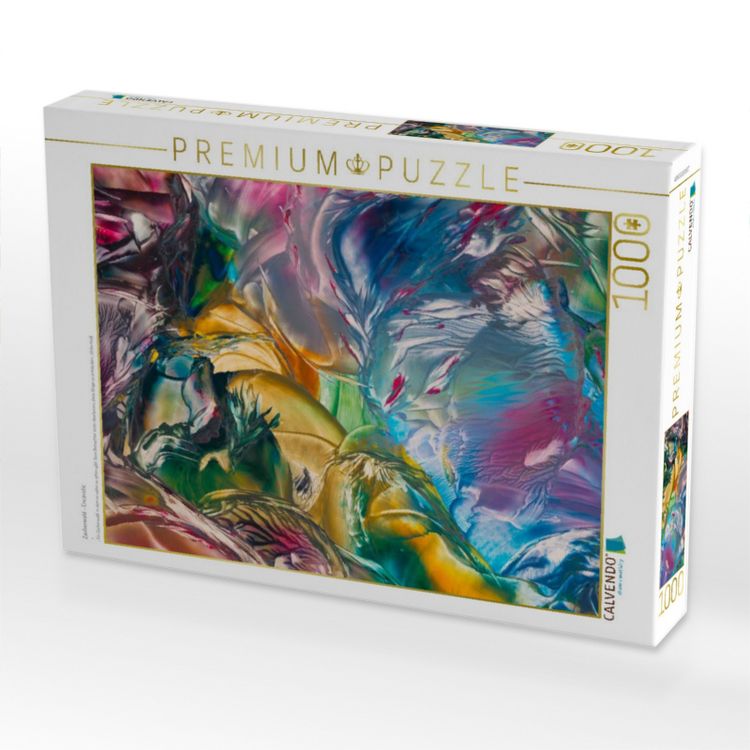 Produktbild: CALVENDO Puzzle Zauberwald - Encaustic | 1000 Teile Lege-Gr&ouml;&szlig;e 64x48cm Foto-Puzzle f&uuml;r gl&uuml;ckliche Stunden