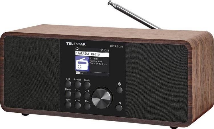 Produktbild: Telestar DIRA S 24i Internet Tischradio Internet, DAB+, UKW AUX, Bluetooth&reg;, DLNA, USB, WLAN, Internetradio Aufnahmefunktion