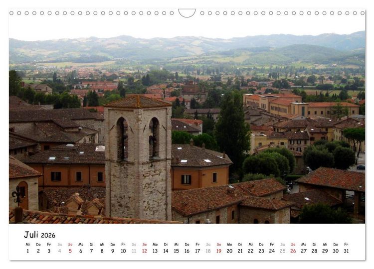 Produktbild: Franziskusweg - Camino di Assisi (Wandkalender 2026 DIN A3 quer), CALVENDO Monatskalender