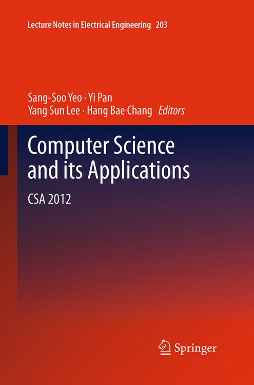 Produktbild: Computer Science and its Applications