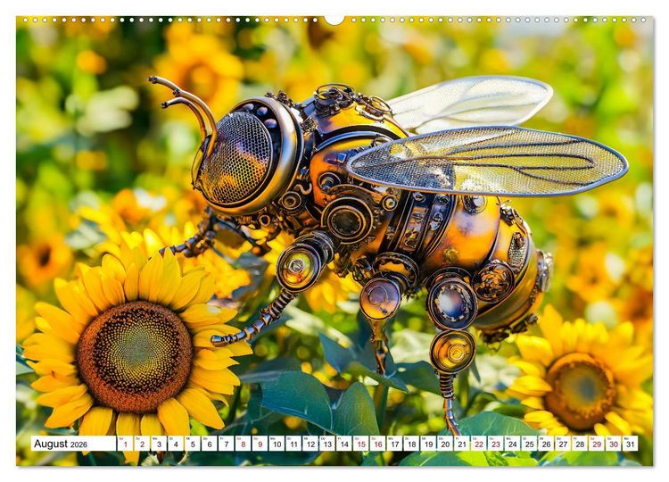 Produktbild: Gartentiere aus Metall - Upcycling-Dekoideen f&uuml;r kreative G&auml;rten (hochwertiger Premium Wandkalender 2026 DIN A2 quer), Kunstdruck in Hochglanz