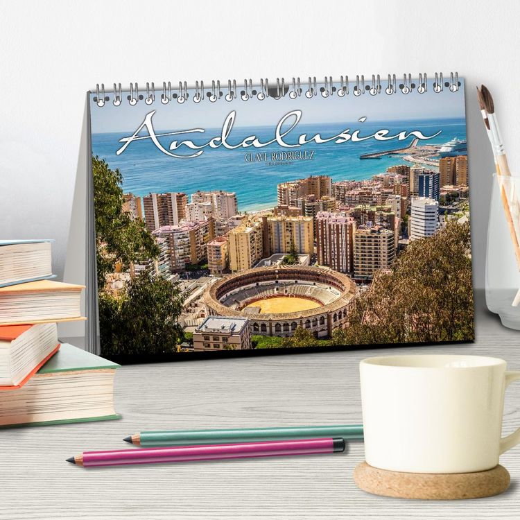 Produktbild: Andalusien - die Wiege vieler spanischer Traditione (Tischkalender 2026 DIN A5 quer), CALVENDO Monatskalender
