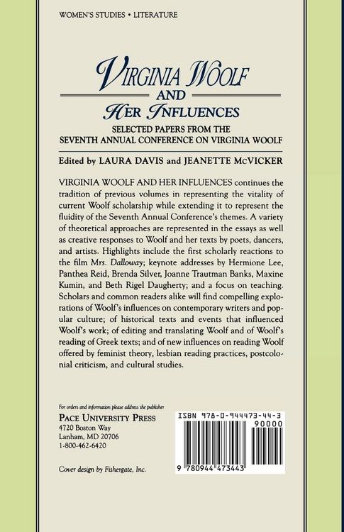 Produktbild: Virginia Woolf and Her Influences