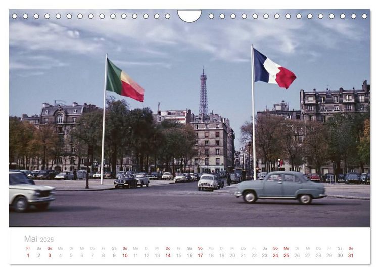 Produktbild: Paris - Historische Ansichten (Wandkalender 2026 DIN A4 quer), CALVENDO Monatskalender
