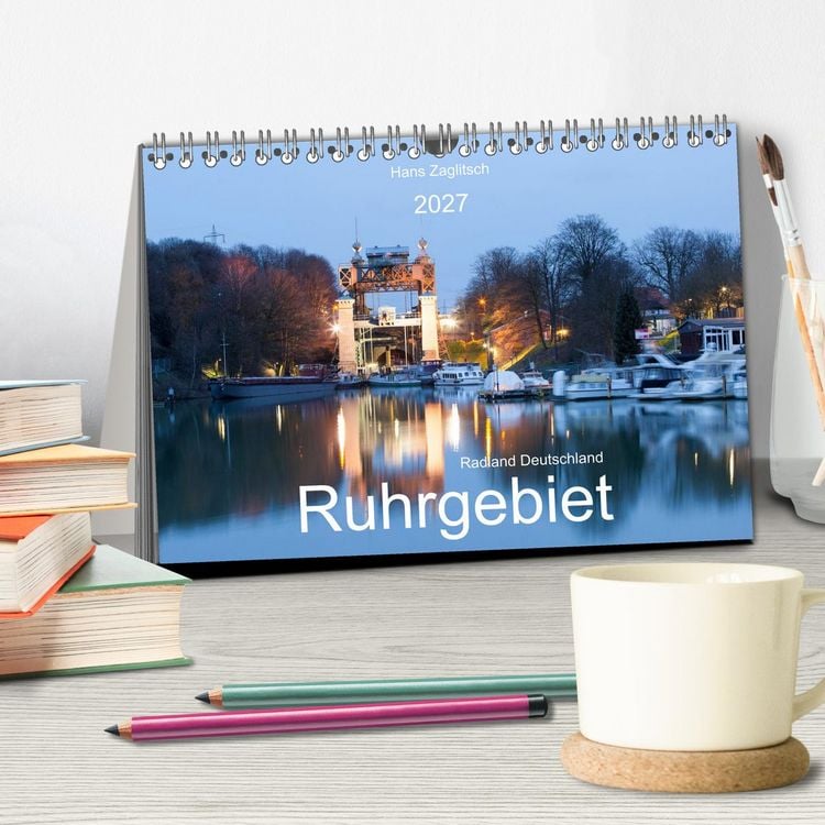 Produktbild: Radland Deutrschland - Ruhrgebiet (Tischkalender 2027 DIN A5 quer), CALVENDO Monatskalender