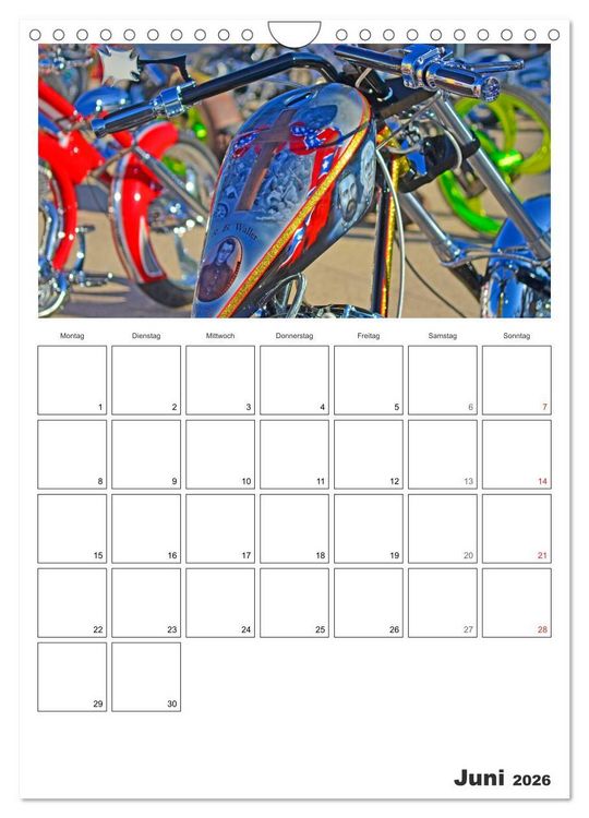 Produktbild: Best of Harley-Davidson Custom-Style 2026 (Wandkalender 2026 DIN A4 hoch), CALVENDO Monatskalender