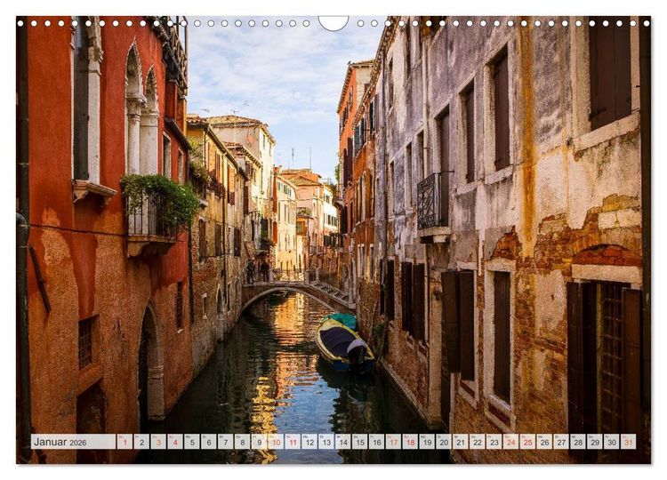 Produktbild: Wundervolles Venedig (Wandkalender 2026 DIN A3 quer), CALVENDO Monatskalender