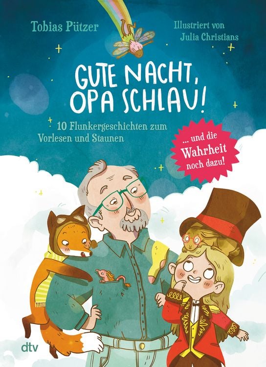 Produktbild: Gute Nacht, Opa Schlau &ndash; 10 Flunkergeschichten zum Vorlesen und Staunen