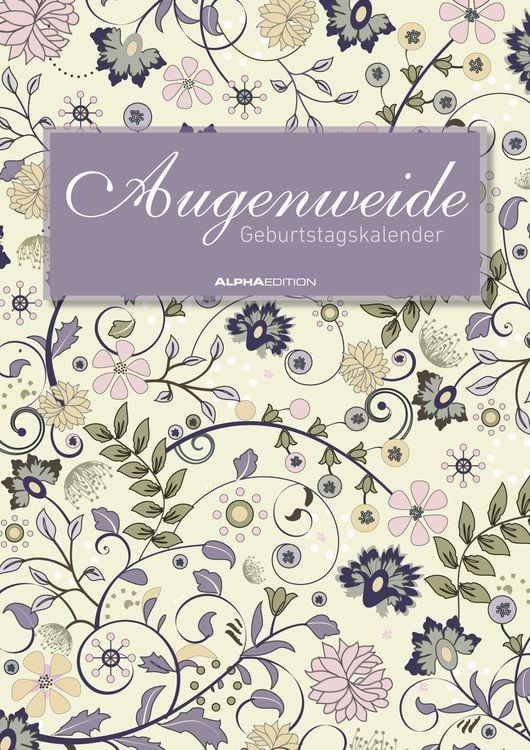 Produktbild: Geburtstagskalender Augenweide - immerwährend - (21 x 30)
