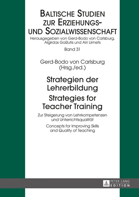 Produktbild: Strategien der Lehrerbildung / Strategies for Teacher Training