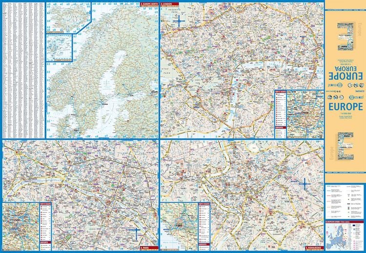 Produktbild: Europe, Europa, Borch Map