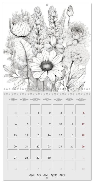 Produktbild: Le monde v&eacute;g&eacute;tal (Calendrier mural carr&eacute; 2026 30x30 cm) Calendrier double avec une page pour vos prises de notes