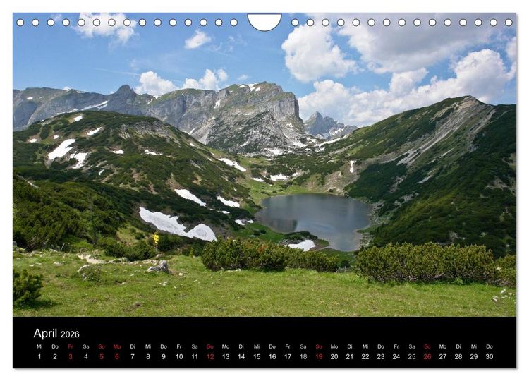 Produktbild: Seen im Gebirge (Wandkalender 2026 DIN A4 quer), CALVENDO Monatskalender