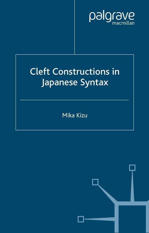 Produktbild: Cleft Constructions in Japanese Syntax