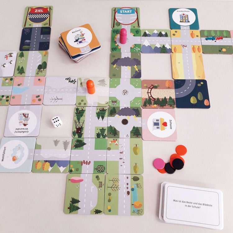 Produktbild: Hier geh ich lang - Das Lebenswegelegespiel