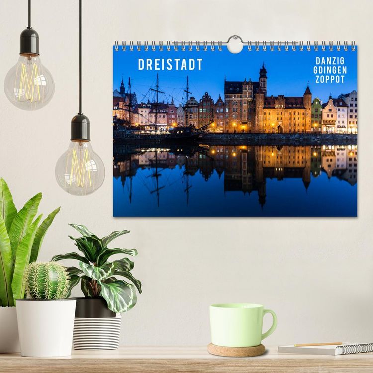Produktbild: Dreistadt - Danzig, Gdingen, Zoppot (Wandkalender 2026 DIN A4 quer), CALVENDO Monatskalender