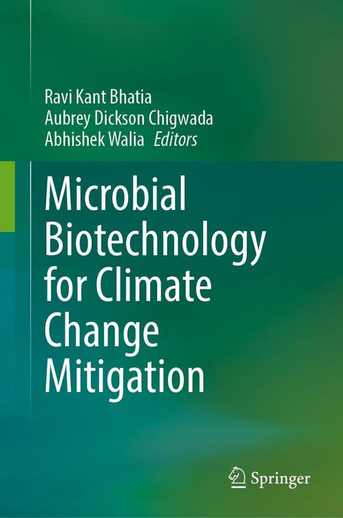 Produktbild: Microbial Biotechnology for Climate Change Mitigation