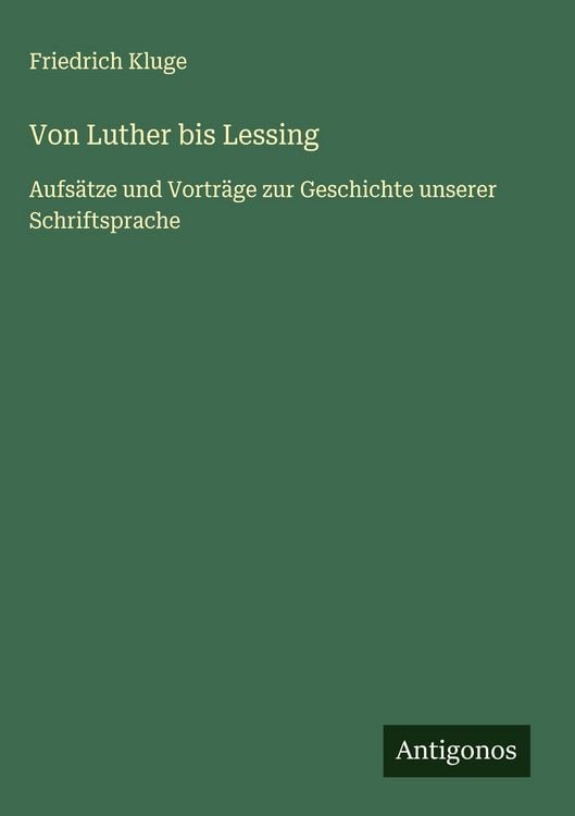 Produktbild: Von Luther bis Lessing