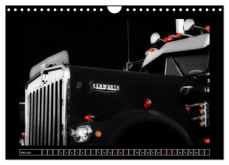Produktbild: Kenworth W900 PHOTOART (Wandkalender 2026 DIN A4 quer), CALVENDO Monatskalender