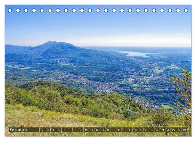 Produktbild: Lago di Varese - Eine der sch&ouml;nsten Seenlandschaften Italiens (Tischkalender 2026 DIN A5 quer), CALVENDO Monatskalender
