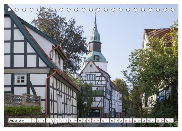 Produktbild: Radland Deutschland - Osnabr&uuml;cker Land (Tischkalender 2027 DIN A5 quer), CALVENDO Monatskalender