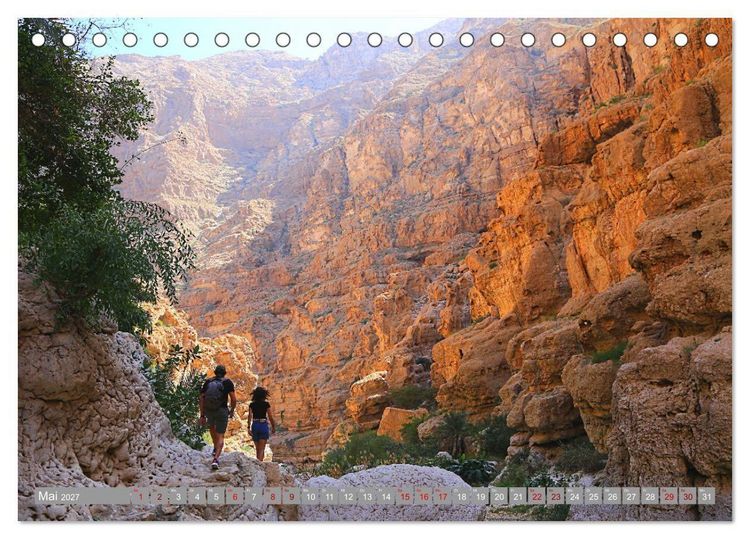 Produktbild: Unterwegs im Weihrauchland Oman (Tischkalender 2027 DIN A5 quer), CALVENDO Monatskalender