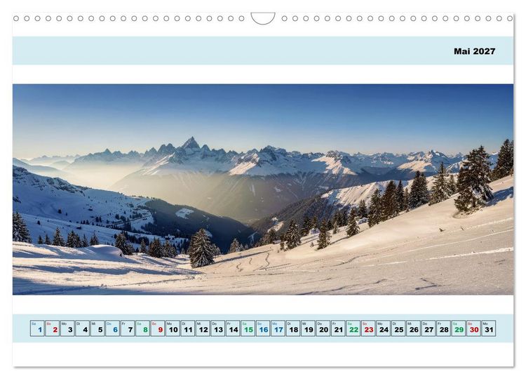 Produktbild: Alpen - Panorama - Mehr Aussicht geht nicht (Wandkalender 2027 DIN A3 quer), CALVENDO Monatskalender