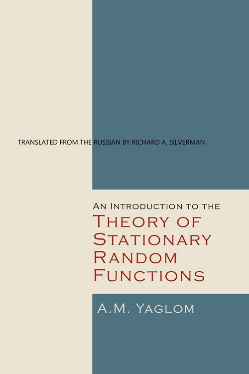 Produktbild: An Introduction to the Theory of Stationary Random Functions