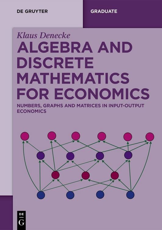 Produktbild: Algebra and Discrete Mathematics for Economics